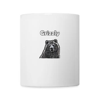 grizzly bear - Mug - white - Front