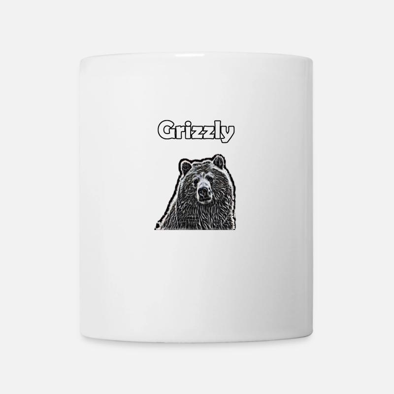 Grizzlybär - Tasse - Weiß