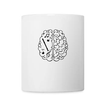Flûte flûte flûte orchestre cadeau - Mug blanc - blanc - Devant