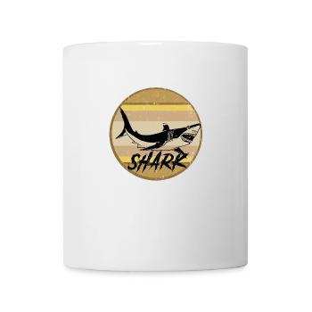 Haie Geschenk Haikopf Hailiebe Tauchen - Tasse - Weiß - Vorne