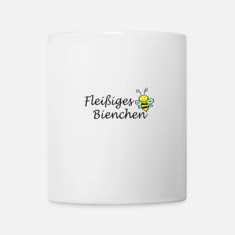 Fleißiges Bienchen Biene Geschenk Geburtstag Job - Tasse - Weiß