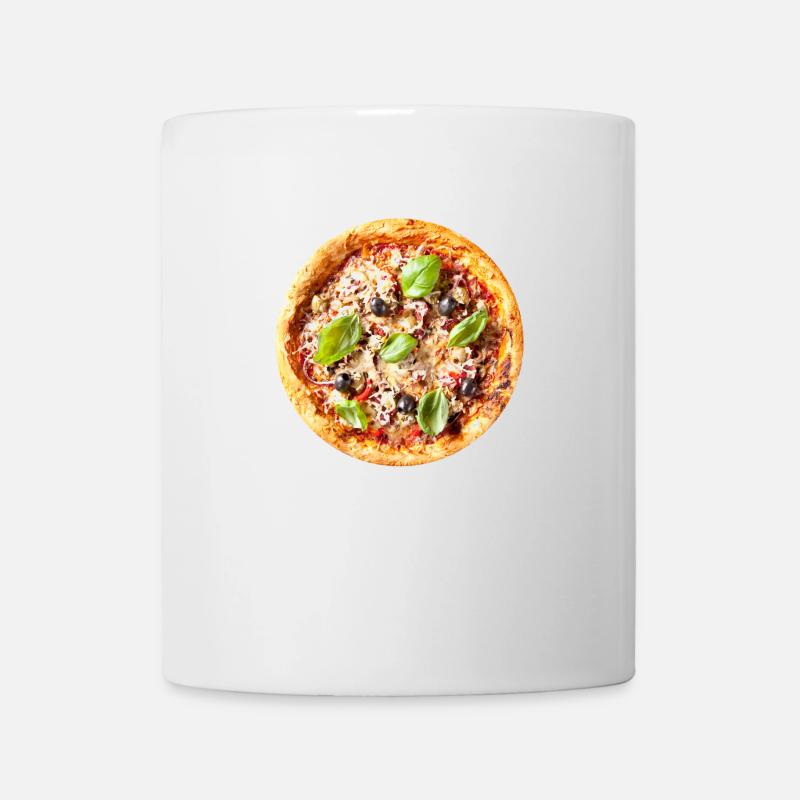 Basilic Pizza - Mug blanc - blanc