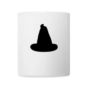 Kinder Halloween Hexenhut - Tasse - Weiß - Vorne