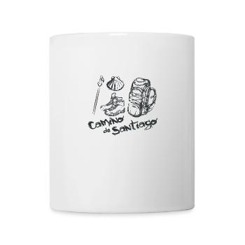 Camino de Santiago. Saint-Jacques. T-shirt thé - Mug blanc - blanc - Devant