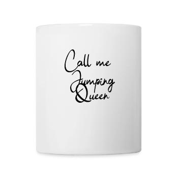 jumping trampoline jump fitness gift - Mug - white - Front