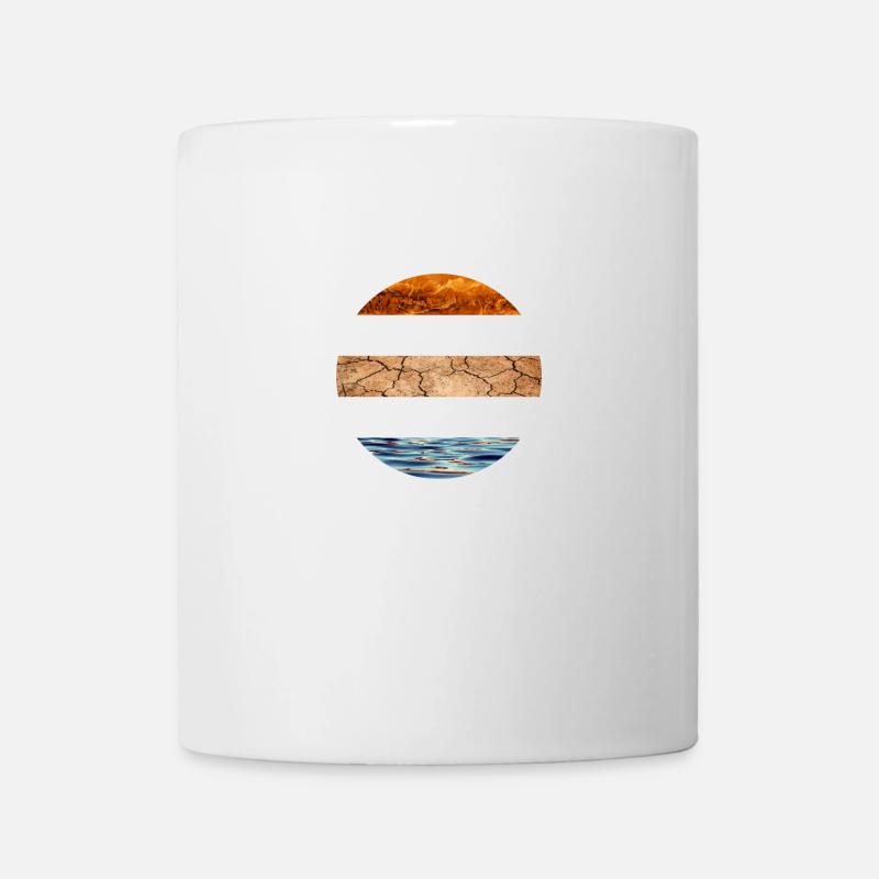 Feu de terre - Mug blanc - blanc