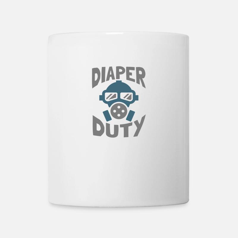 Change diaper - Mug - white