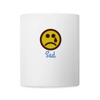 Sad smile emotions - Mug - white - Front