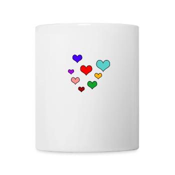 Coeur drôle - Mug blanc - blanc - Devant