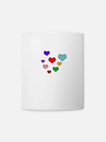 Coeur drôle - Mug blanc - blanc