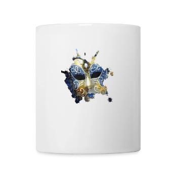 Masque pour chaque bal masqué au Carnaval de Venise - Mug blanc - blanc - Devant