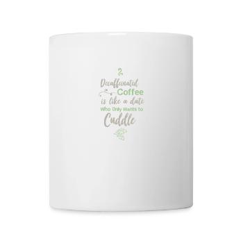 Decaf Kaffee Barista Café Bedienung Witz Geschenk - Tasse - Weiß - Vorne