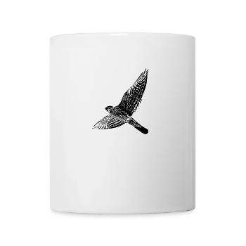 faucon - Mug blanc - blanc - Devant