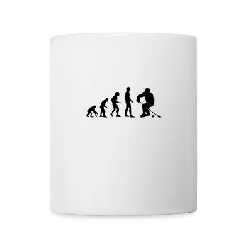 Evolution Eishockey, Icehockey, schwarz - Tasse - Weiß - Vorne