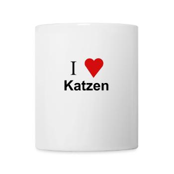 I love cats, I love cats - Mug - white - Front
