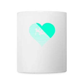 bouldern - Tasse - Weiß - Vorne