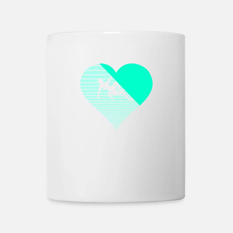 bouldern - Tasse - Weiß