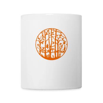 Mandala cut art autumn - Mug - white - Front