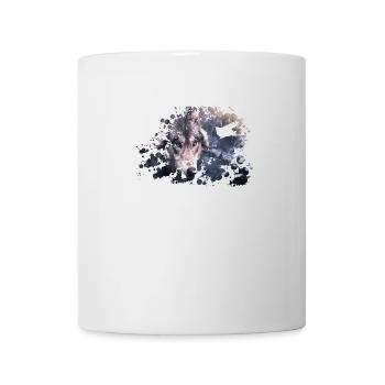 Splash couleur de loup - Mug blanc - blanc - Devant
