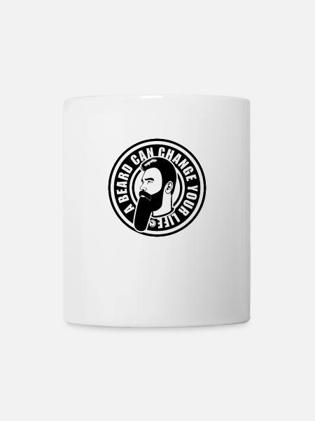 UNE BARBE PEUT CHANGER VOTRE VIE - Mug blanc - blanc