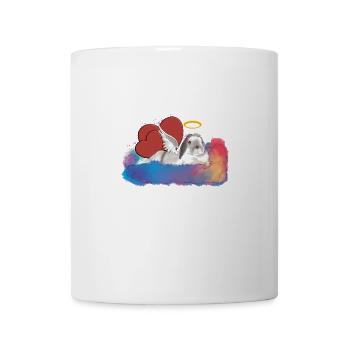 Pauline Lapin Arc-En-Ciel - Mug blanc - blanc - Devant