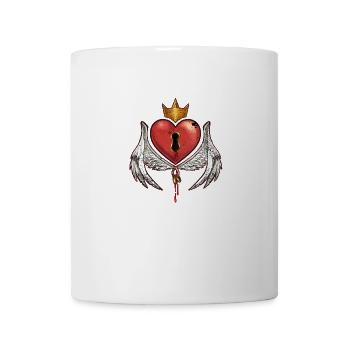 Heart Queen King Gift Valentine Eternal Love - Mug - white - Front