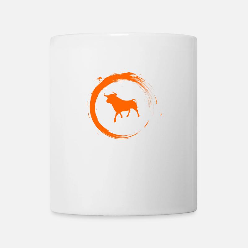 Stier - Tasse - Weiß