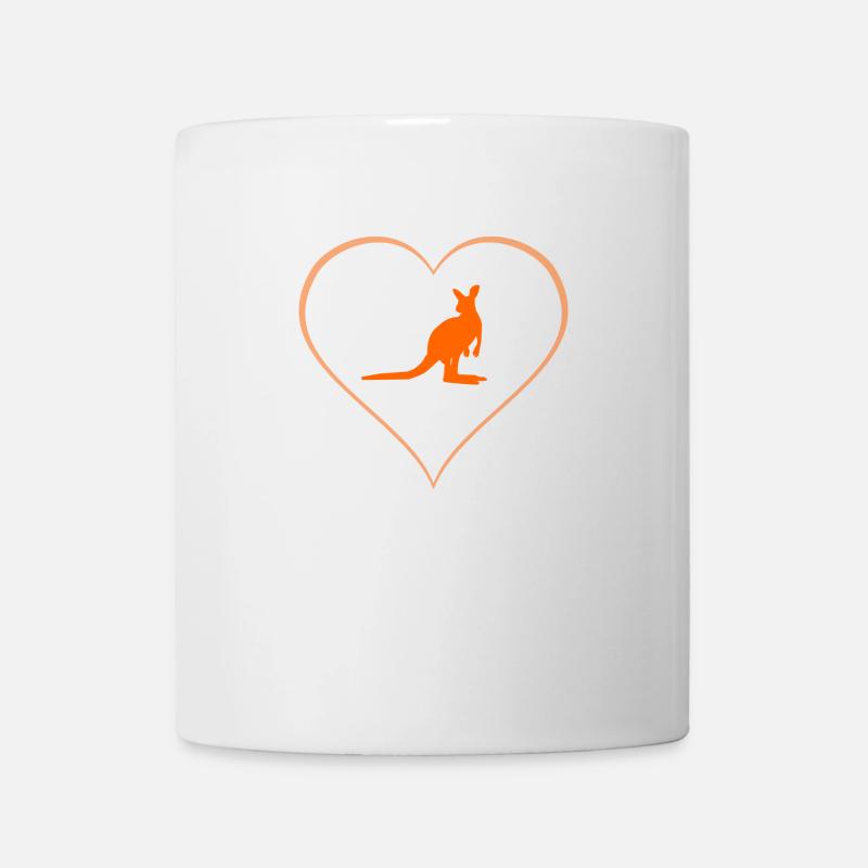 kangourou - Mug blanc - blanc
