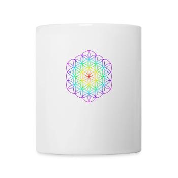 Fleur de vie 4 - Mug blanc - blanc - Devant