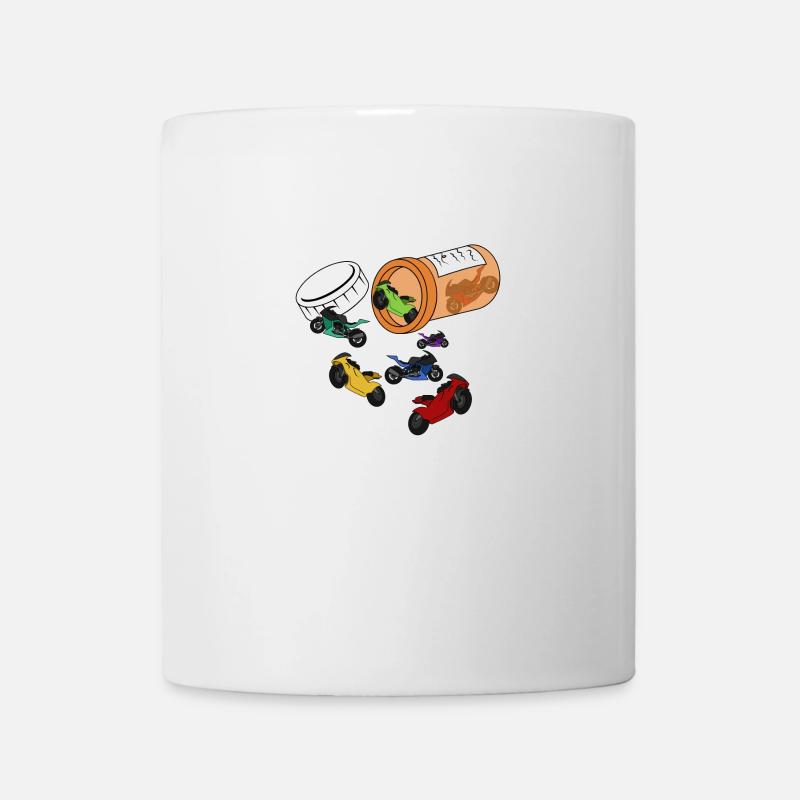 Motorcycle Superbike Biker Gift · Tablets - Mug - white