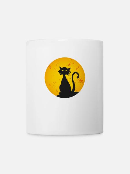 LA LUNE ET LE CHAT 2 - LE CHAT ET LA LUNE 2 - Mug blanc - blanc