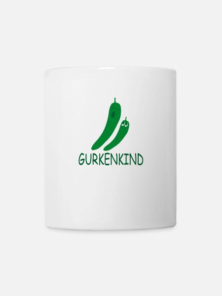 Gurkenkind - Tasse - Weiß