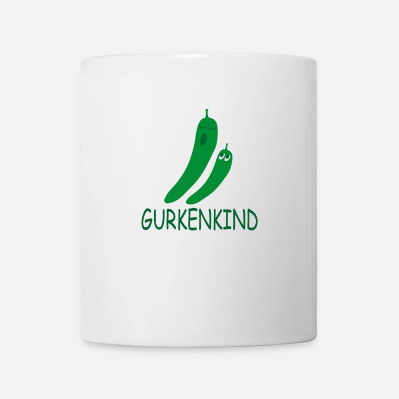 Gurkenkind - Tasse - Weiß