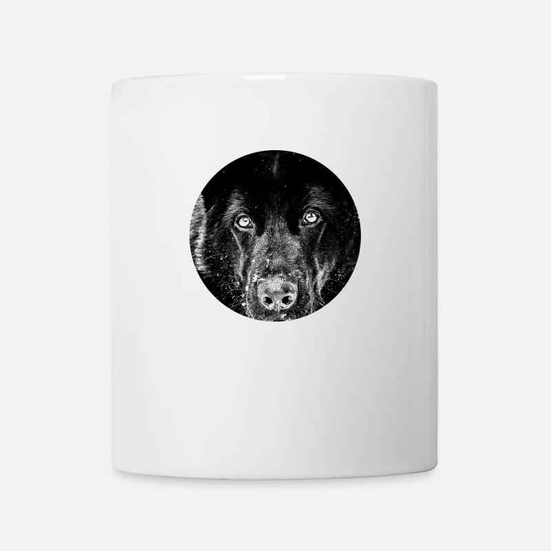 Berger allemand noir - Mug blanc - blanc