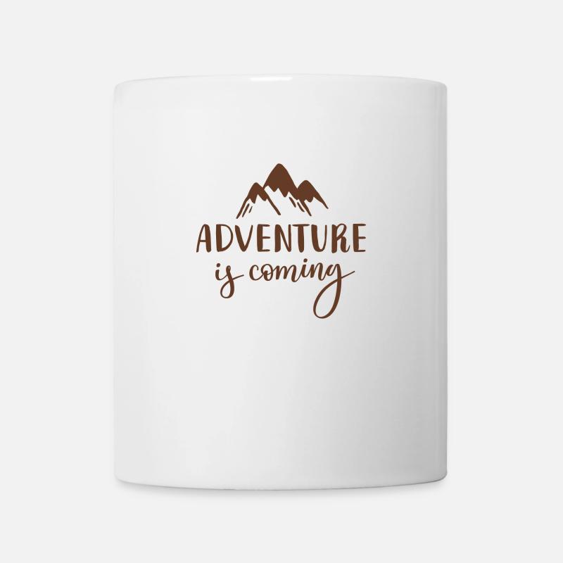 L'aventure arrive - Mug blanc - blanc