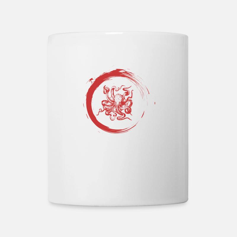 Tintenfisch - Tasse - Weiß