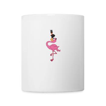 Flamingo Shirt Pink bird gift · blocked - Mug - white - Front