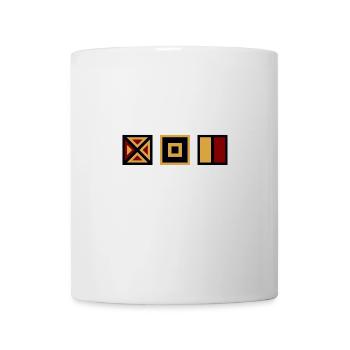 Abstract, geometric pattern - Mug - white - Front