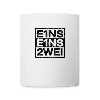 Freiwillige Feuerwehr 112 Feuerwehrmann Geschenk - Tasse - Weiß - Vorne