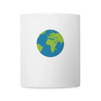 Welt - Tasse - Weiß - Vorne