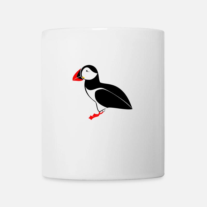 Papageientaucher - Tasse - Weiß