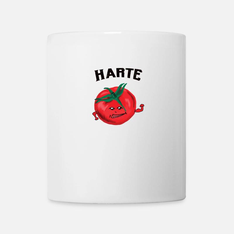 hard tomato l tomato ketchup vegetable vegetarian - Mug - white