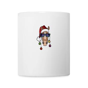 Pferde Reiten Reitsport Geschenk · Weihnachten - Tasse - Weiß - Vorne
