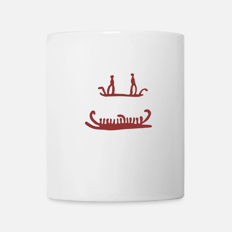 Petroglyph Tanumshede - Mug - white