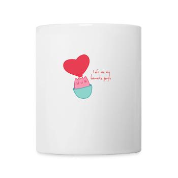 Cats are my favourite people - Tasse - Weiß - Vorne