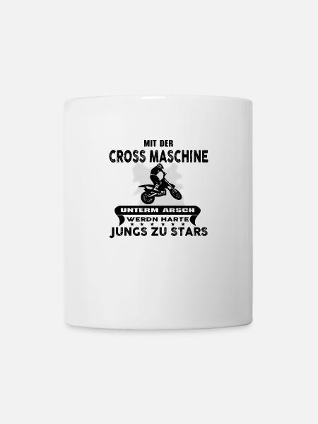 Motorrad Shirt • Motorcross Jugend • Geschenk - Tasse - Weiß