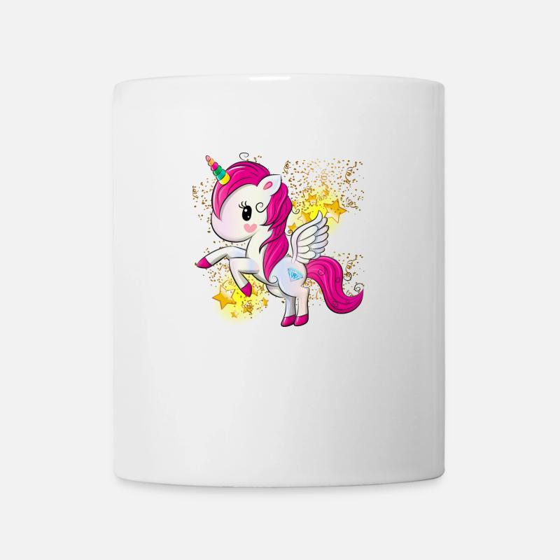 Jolie chemise licorne - Mug blanc - blanc