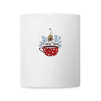 Karatea Karate Teebeutel Geschenk Verheiratet Teebeutel - Tasse - Weiß - Vorne