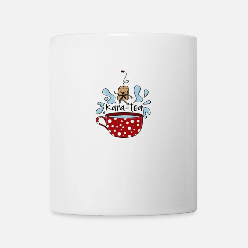 Karatéa Karaté Thé Sac à thé Cadeau Marié Sachet de thé - Mug blanc - blanc