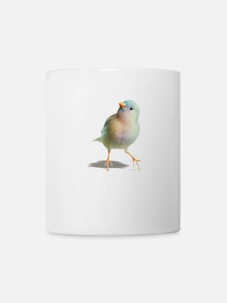 Pensive bird - Mug - white